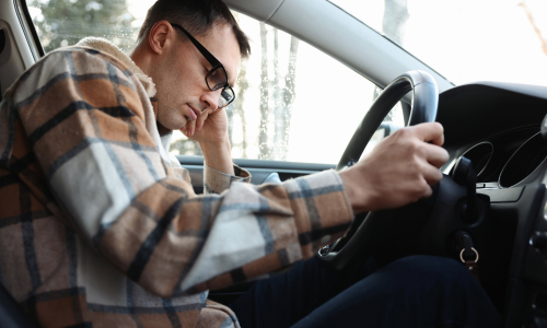 Driver fatigue on the road