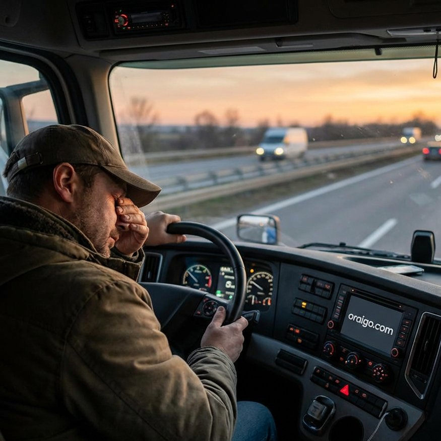 Autista che ha bisogno di sistema di rilevamento della stanchezza del conducente